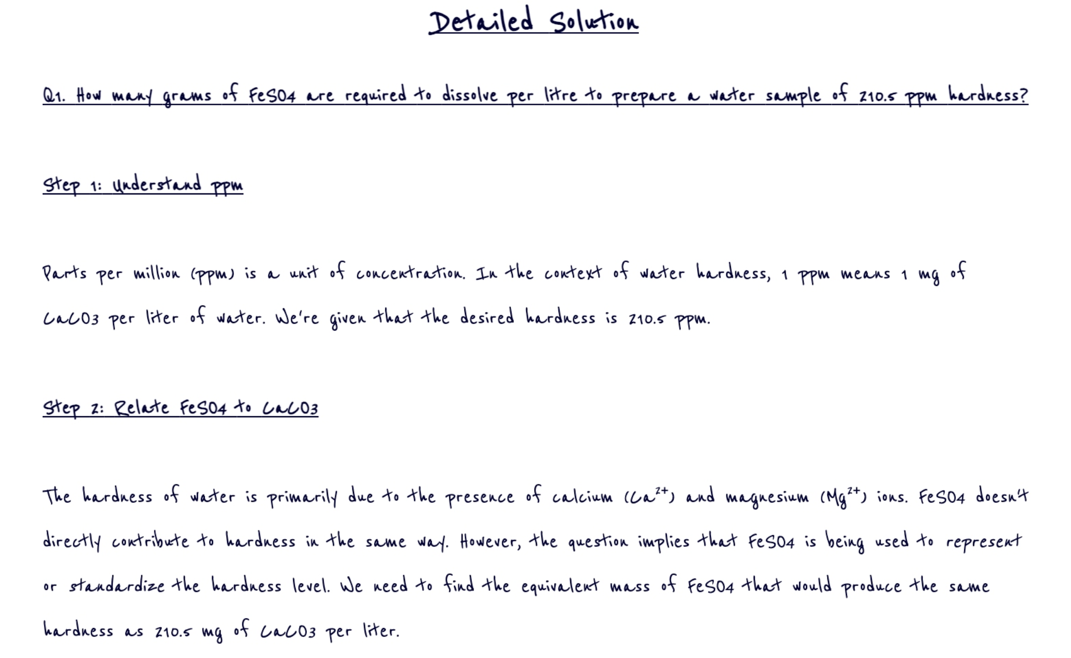 Whizan Assignment Converter - After Handwritten Conversion